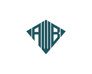 AWB Logo design vector template