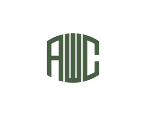 AWC Logo design vector template