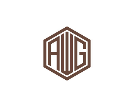 AWG Logo design vector template