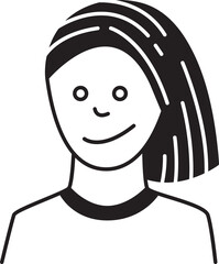 Girl Profile Character