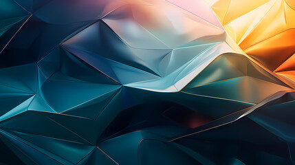 Background with geometric shapes