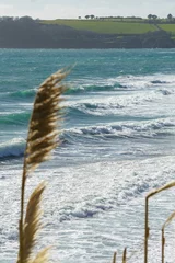 Papier Peint photo autocollant Sirène waves on the beach