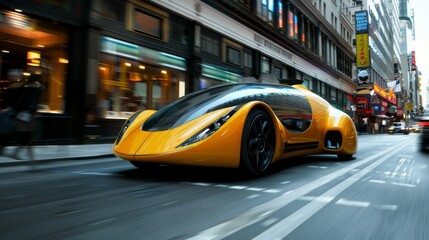 electric transport, car concept
