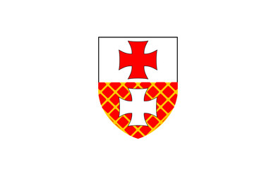 Obraz premium Flag of arms of Elblong