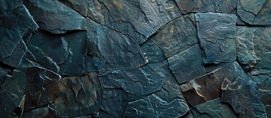 High-quality Slate Wall Texture Background
