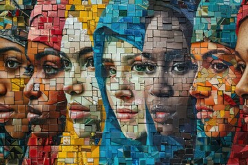 The vibrancy of diversity a mosaic of faces from around the world