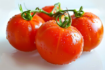 Testy red fresh tomatos for you © Fabio