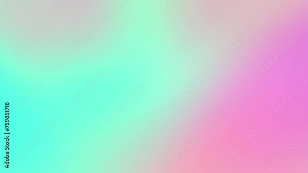 Wall mural colors gradient blending smooth seamless transition abstract motion background. color blend moving a
