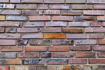 old red brick wall texture