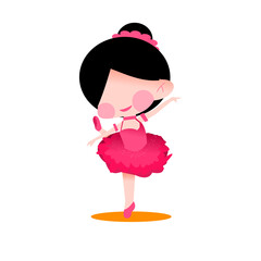 The beautiful ballerina pink dress © Alfina