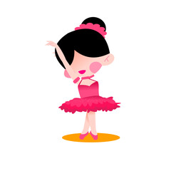 The beautiful ballerina pink dress © Alfina