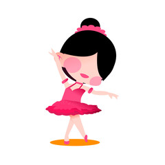 The beautiful ballerina pink dress © Alfina