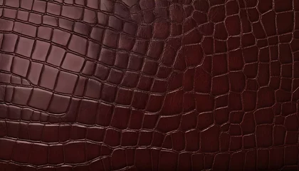 Zelfklevend Fotobehang Natural crocodile leather texture. © profesja_bielsko