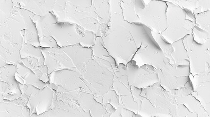 a white wall with subtle structures in the plaster, emphasizing the minimalist aesthetic and purity of the wall in an authentic photograph.