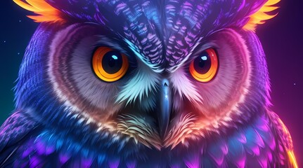 owl in night