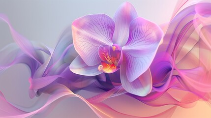 abstract background , Flower Orchid as natural background 