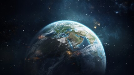 Fototapeta premium Earth from space