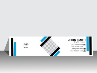 Modern and elegant email signature template