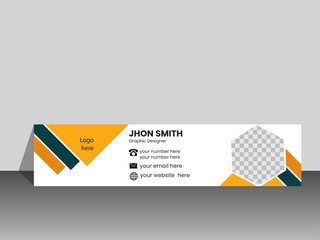 Modern and elegant email signature template