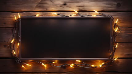 Light frame bokeh golden flare