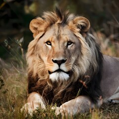 Picture of a male Lion.
