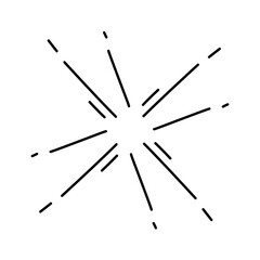 Vintage sunburst collection,Bursting sun rays,Fireworks starburst logotype,Radial sunset beams,Logotype or lettering design element. © Aprilla wahyudi