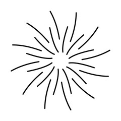 Vintage sunburst collection,Bursting sun rays,Fireworks starburst logotype,Radial sunset beams,Logotype or lettering design element. © Aprilla wahyudi