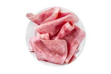fresh ham slice pork meat food tasty eating appetizer meal food snack on the table copy space food background