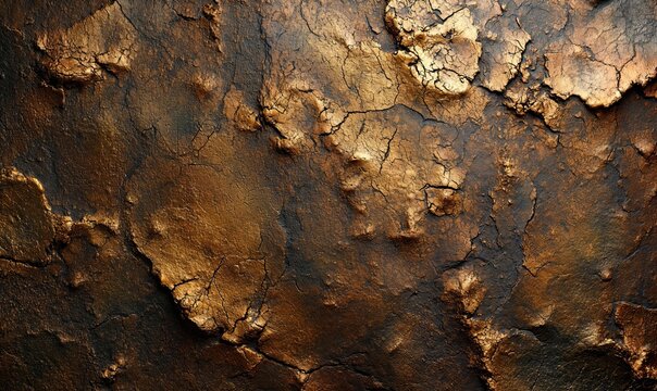 Abstract texture background in bronze color.