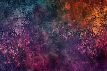 Color noise texture with a chromatic pattern Offering a dark and rough grunge look for edgy and artistic projects - obrazy, fototapety, plakaty