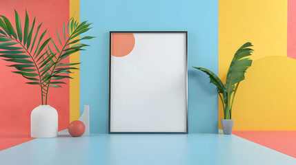 Picture frame mockup, just overlay your quote or design on to the image.