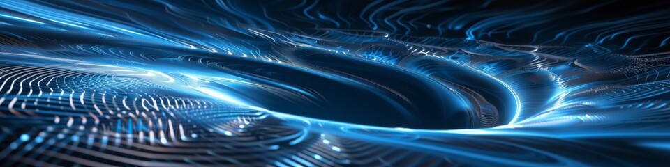 A 3D wormhole with 3D swirling energy.