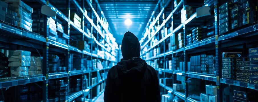 A darknet marketplace selling illegal goods, from drugs to stolen data, with transactions done in untraceable crypto