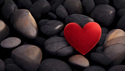 Obraz premium heart of stones