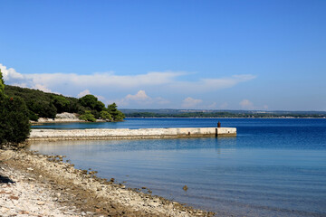 jetty in NP Brioni, Croatia