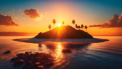 sunset on the sea - 759910189