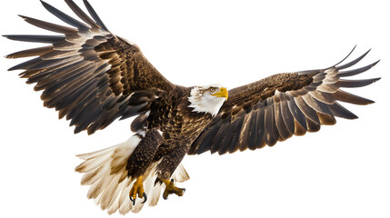 Majestic Eagle in Flight Captured in a Stunning Close-Up