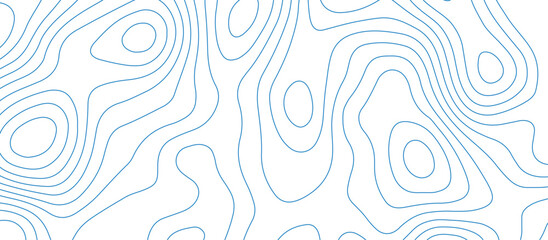 abstract blue wave paper curved reliefs background. Topography map pattern, Geographic curved, vector illustration. seamless textrue, vintage waves. Panorama view multicolor wave curve line.