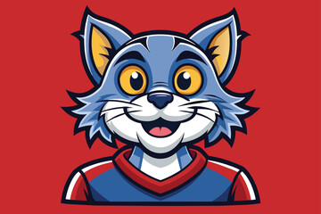 cat head vector for t shirt cartoon illustration 6.eps