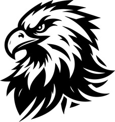 Obraz premium eagle head vector mascot logo