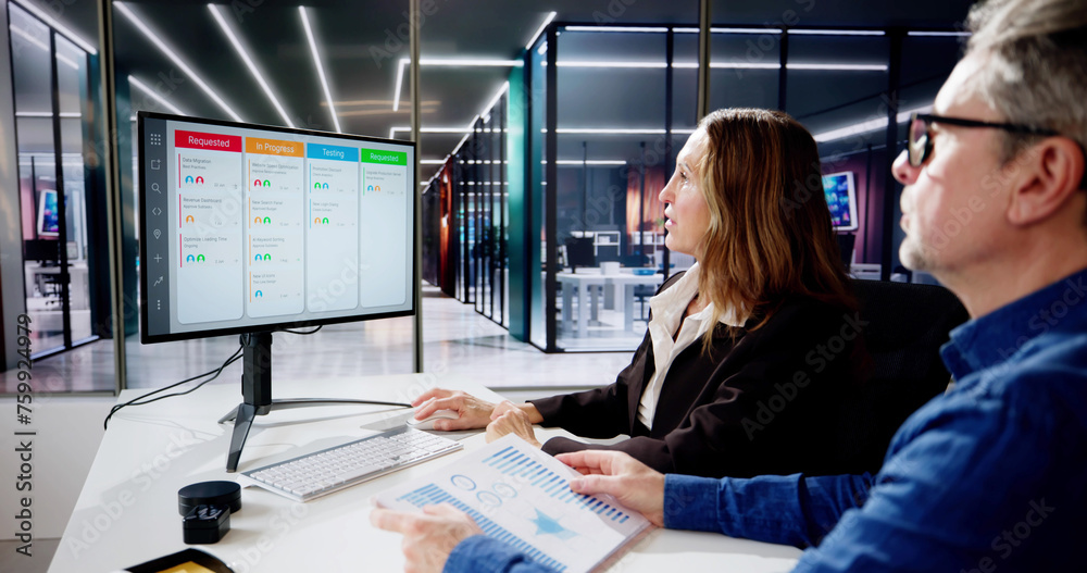 Poster scrum project manager