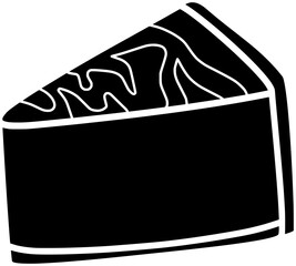 cheesecake illustration food silhouette bakery logo chocolate icon sweet outline muffin cake pastry cherry cupcake slice pie menu cream shape strawberry pudding piece for vector graphic background