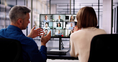 Online Video Conference Meeting