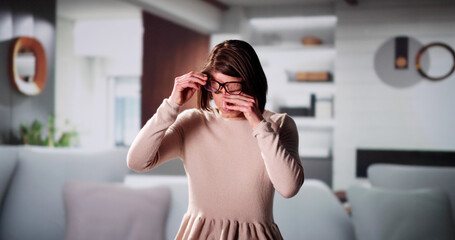 Tired Exhausted Eye Pain