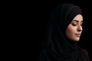 Fototapeta na wymiar young woman in hijab Generative AI