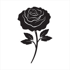 rose silhouettes
