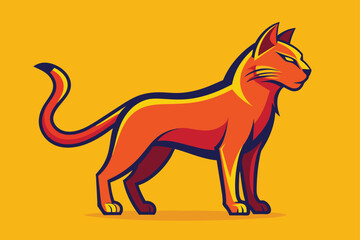 cat logo side vector design 3.eps