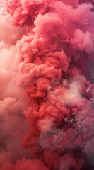 Fototapeta premium Abstract Pink clouds, Smoke background