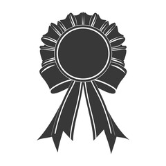 Silhouette Award rosette black color only