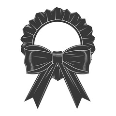 Silhouette Award rosette black color only